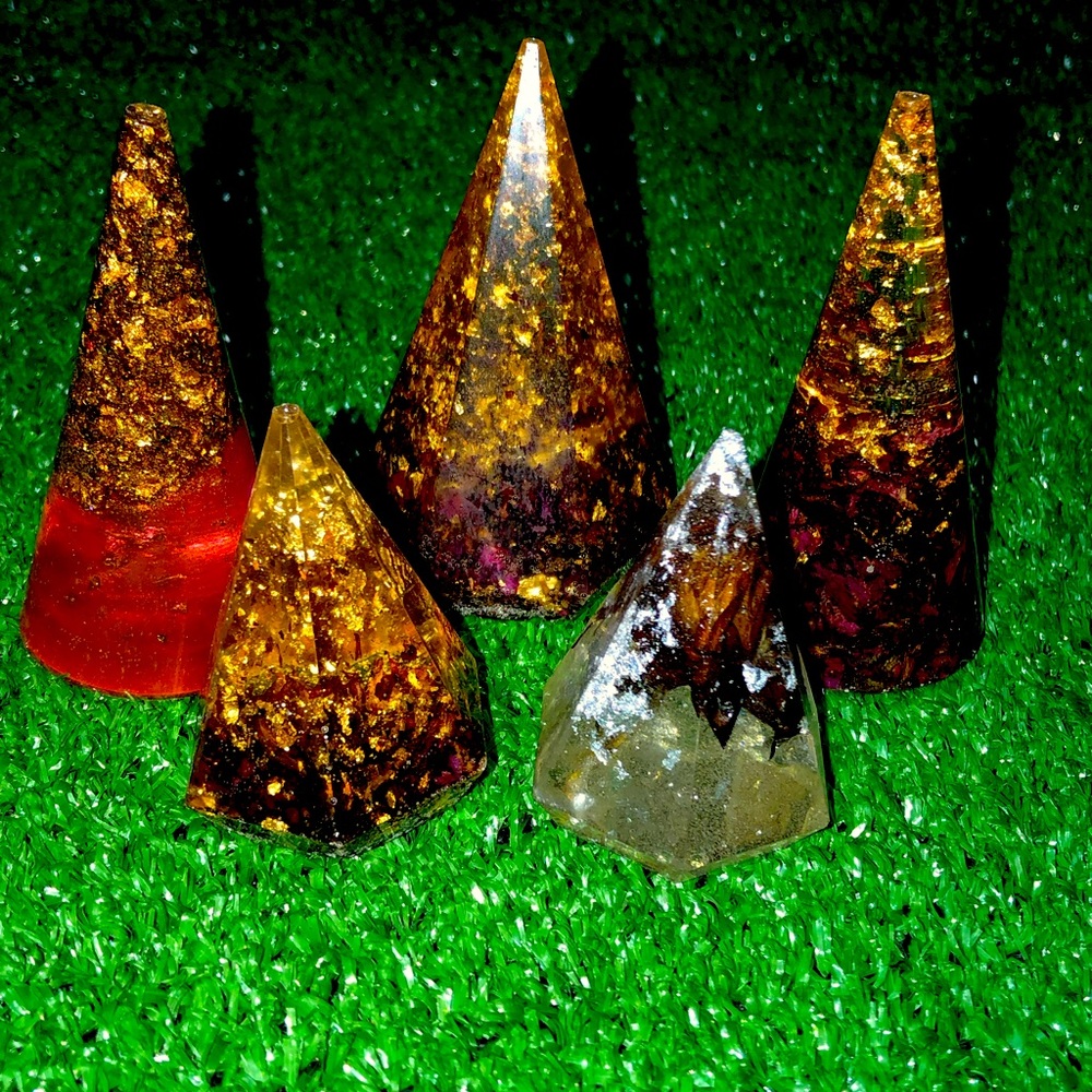 Handcrafted Resin Ring Cone